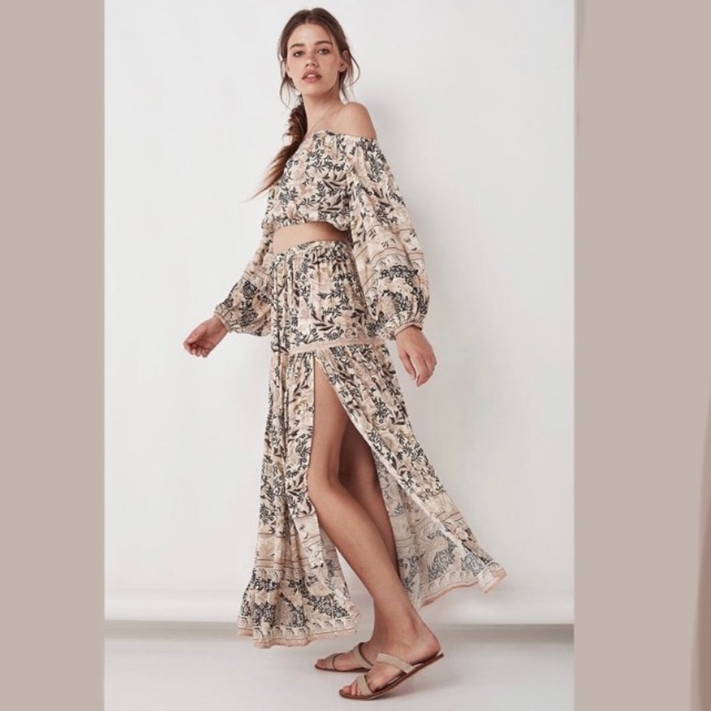 Spell & The Gypsy | Oasis Pearl Maxi Skirt & Crop Top